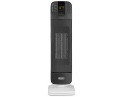DeLonghi HFX65V20 Keramische ventilatorkachel 60 m³ Zwart, Grijs
