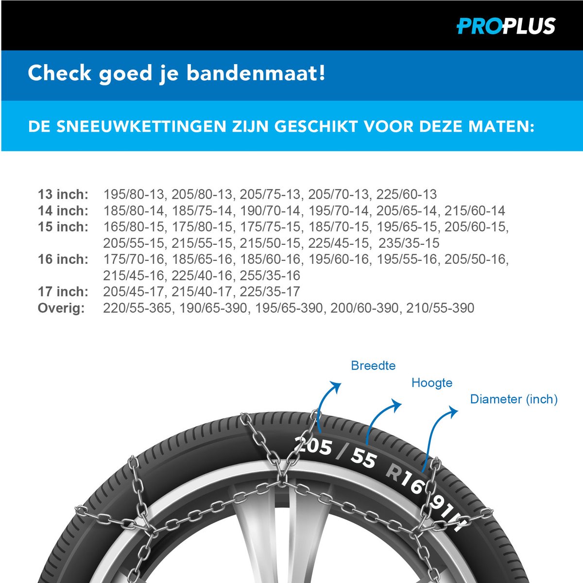 ProPlus KNN80 – 9 mm stalen schakels - Afbeelding 3
