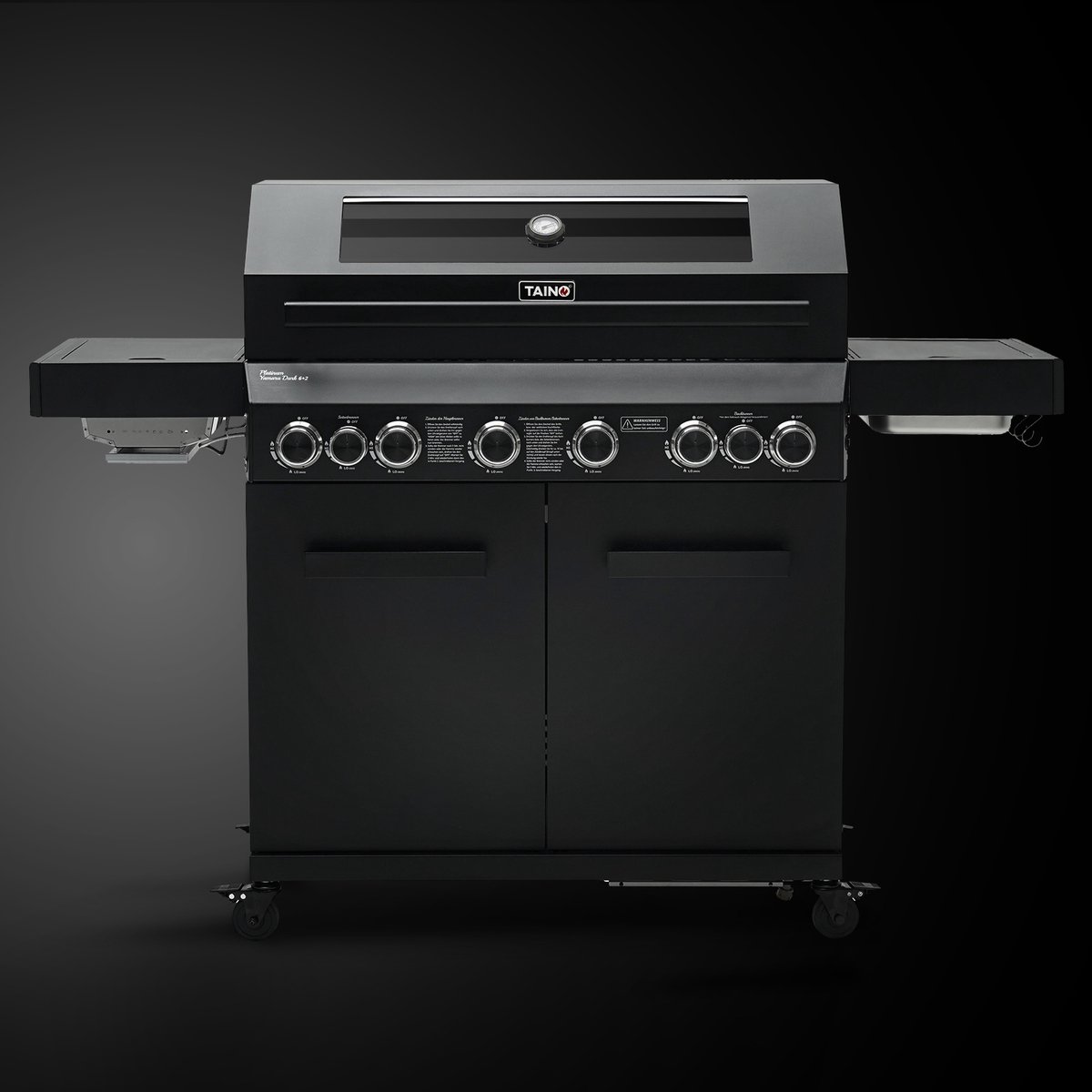 TAINO PLATINUM YAMARA DARK 6+2 Gasgrill