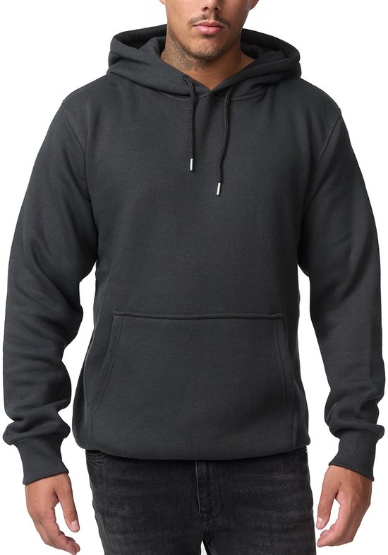 Sweat à capuche Smith & Solo pour homme - Katoen - Anthracite XXL