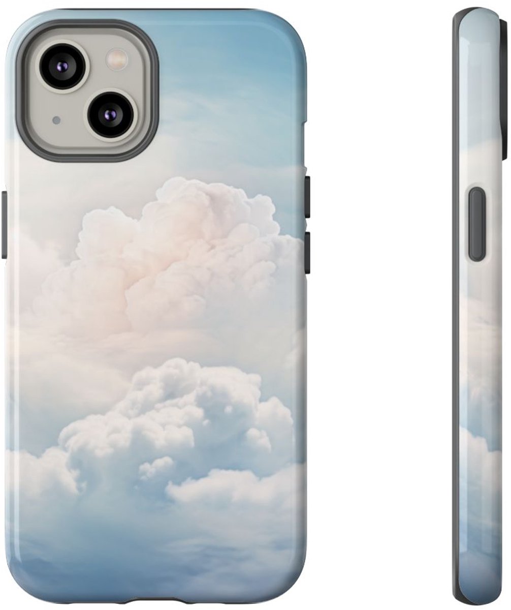 Dromerige Zachte Wolkenlucht – Telefoonhoesje Geschikt voor iPhone 14
