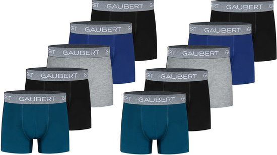Gaubert - Heren Boxershorts 10-Pack - Multicolor Grey - premium katoen - Maat XXL