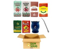 Yerba Mate mixpakket - Pipore, Sakhra, Amanda, Sabrosa, Kharta - 6x 250 GR