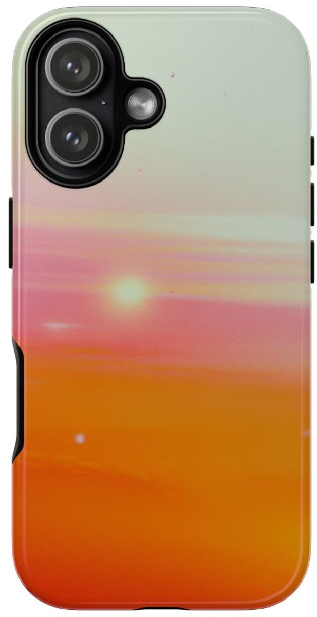 Abstracte Zonsondergang Kleuroverloop – Telefoonhoesje Geschikt voor iPhone 17