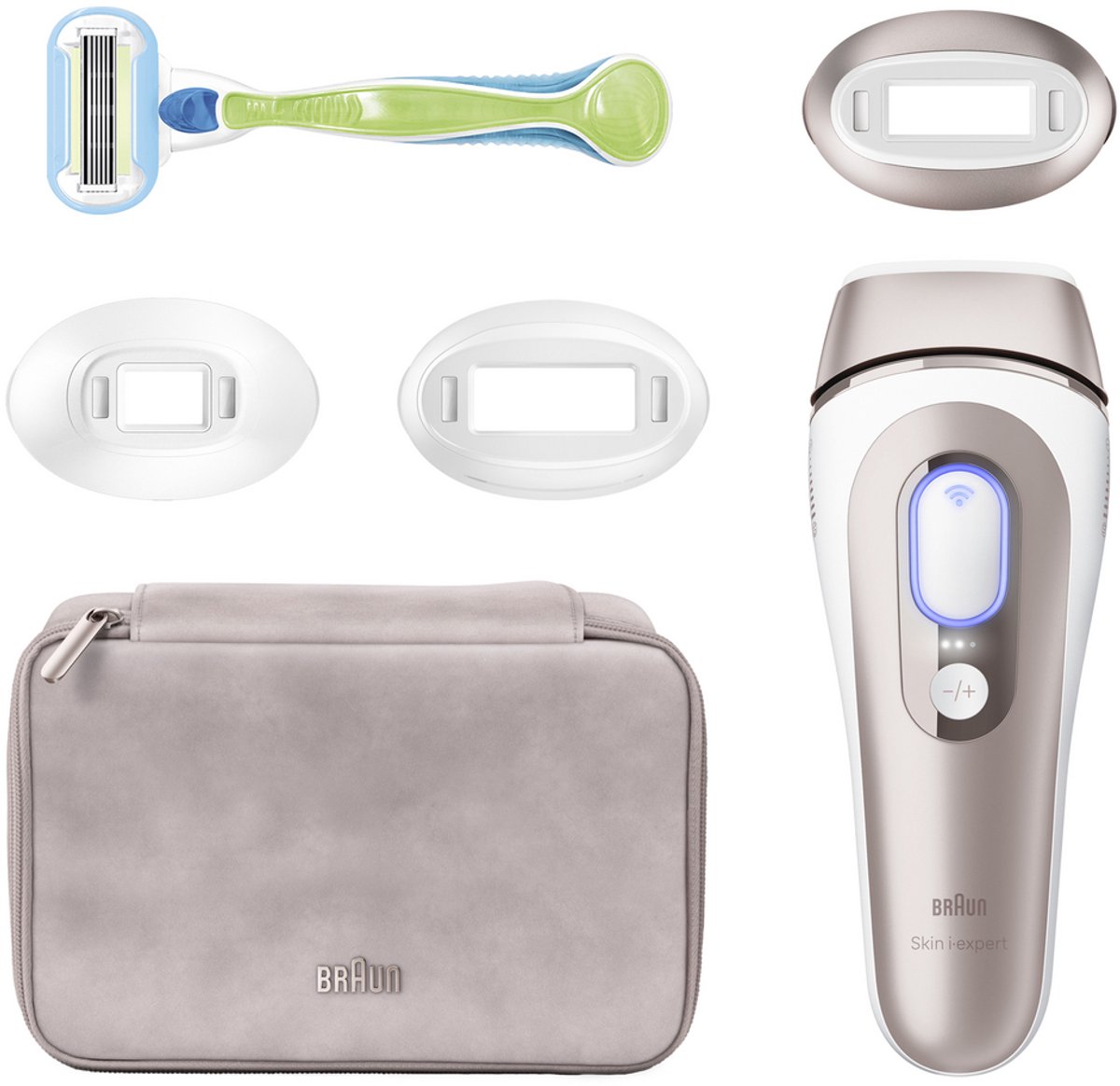 Bol.com Braun Smart PL7253 Skin i·expert - IPL Ontharingsapparaat - inclusief Etui, Venus Scheersysteem en 3 Koppen aanbieding