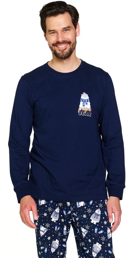 Pyjama pour homme Doctor Nap, assorti à la famille, motif ours douillet PMB.7338 L