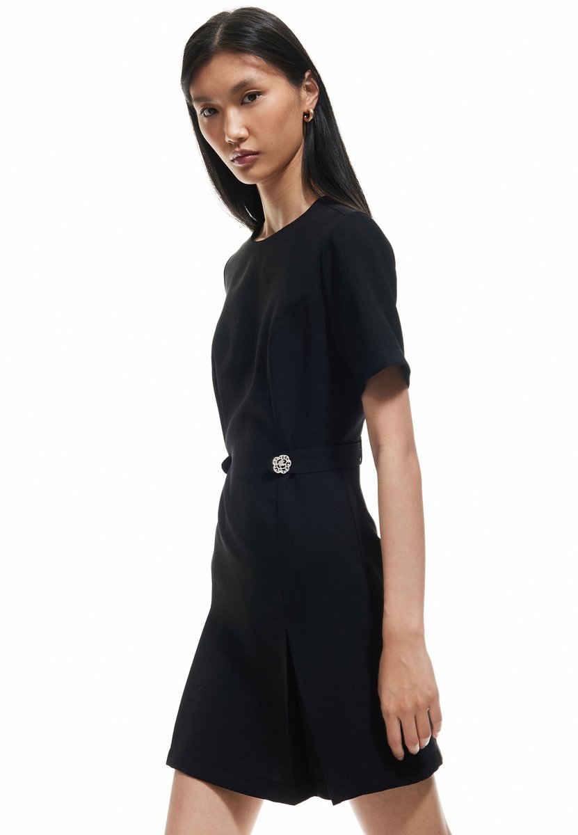 Boven knielengte Vorm A A-Linien-Kleid