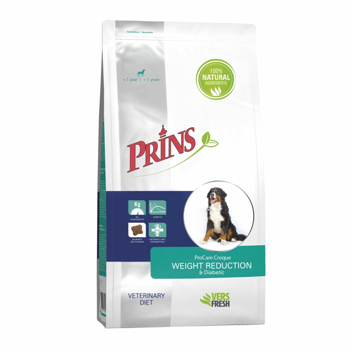 Prins - ProCare - Croque Veterinary Diet Weight Reduction & Diabetic - Hondenvoer 2 x 3kg