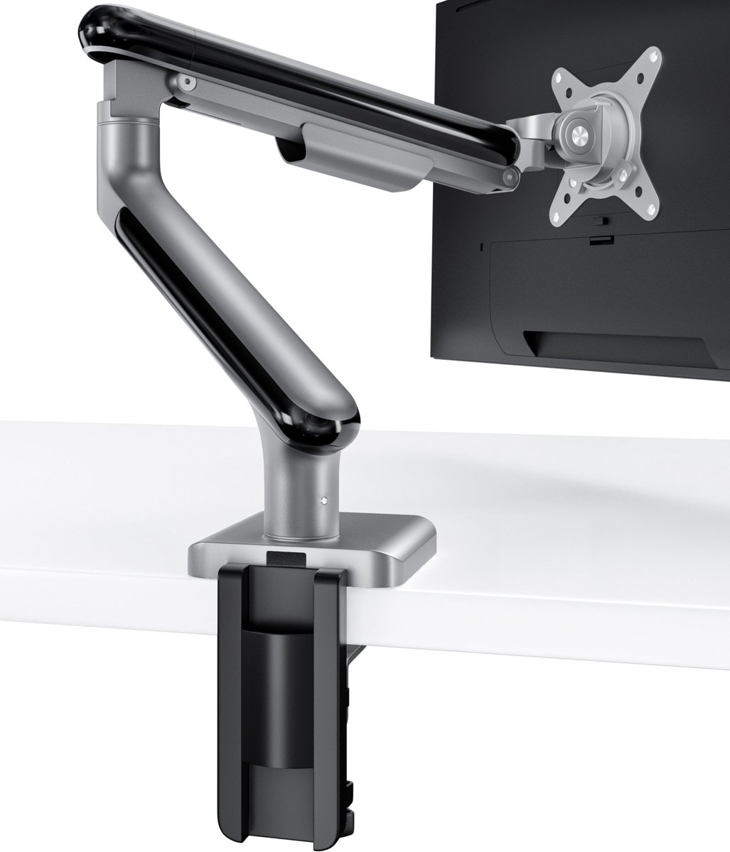 Desktronic Monitorarm Enkel Zwart - VESA 75x75mm - 100x100mm - Monitor Beugel voor 17-32 Inch