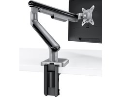 Desktronic Monitorarm Enkel Zwart - VESA 75x75mm - 100x100mm - Monitor Beugel voor 17-32 Inch