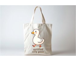 Tote Bag Silly Goose Certified - Funny - SoFunny - Grappig - ZoGrappig - Sarcasm - SarcasticHumor - Sarcasme - Sarcastisch