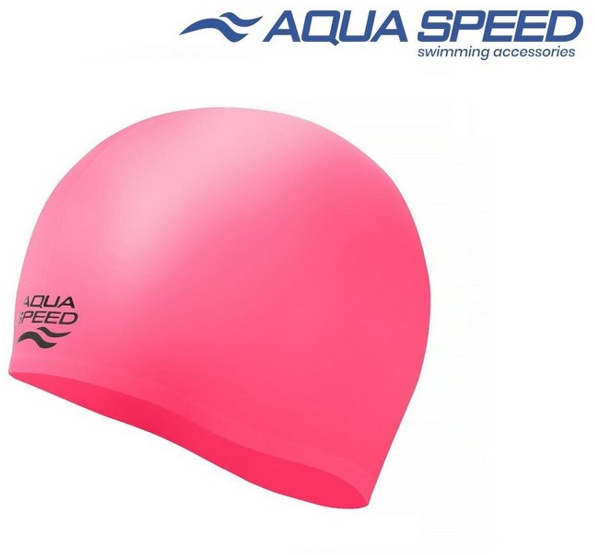 Aqua Speed Volume Cap Badmuts – Extra Ruimte & Comfort – Naadloos Siliconen – Chloorbestendig - Roze
