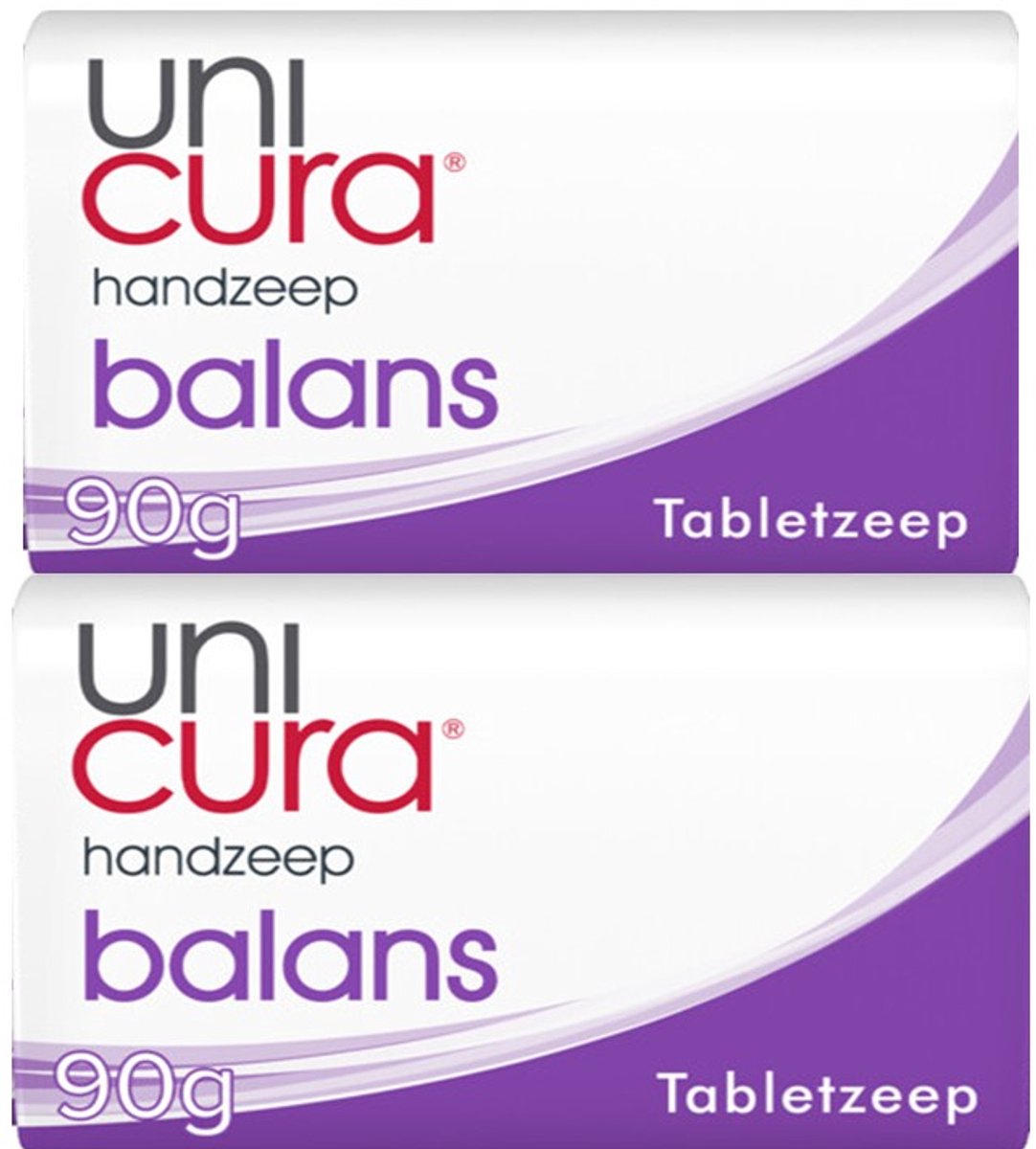 Bol.com Unicura Balans anti-bacterieel Zeeptablet Balance - 2  x 90 Gram 1 pack aanbieding