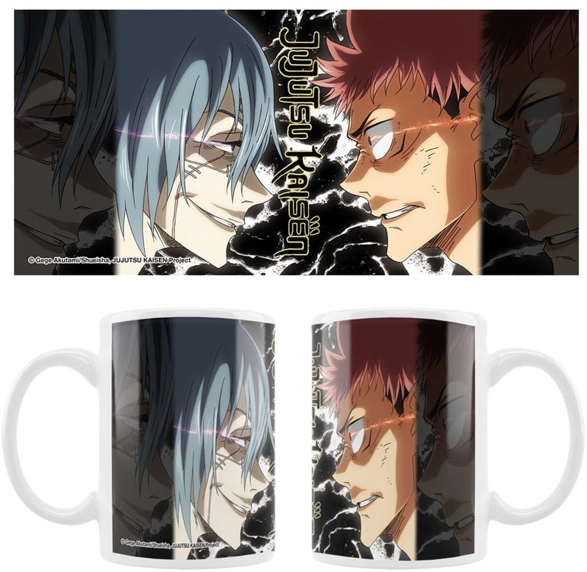 Sakami Merchandise Jujutsu Kaisen Ceramic Mok / Beker Mahito vs. Itadori Cups & Mok / Bekers