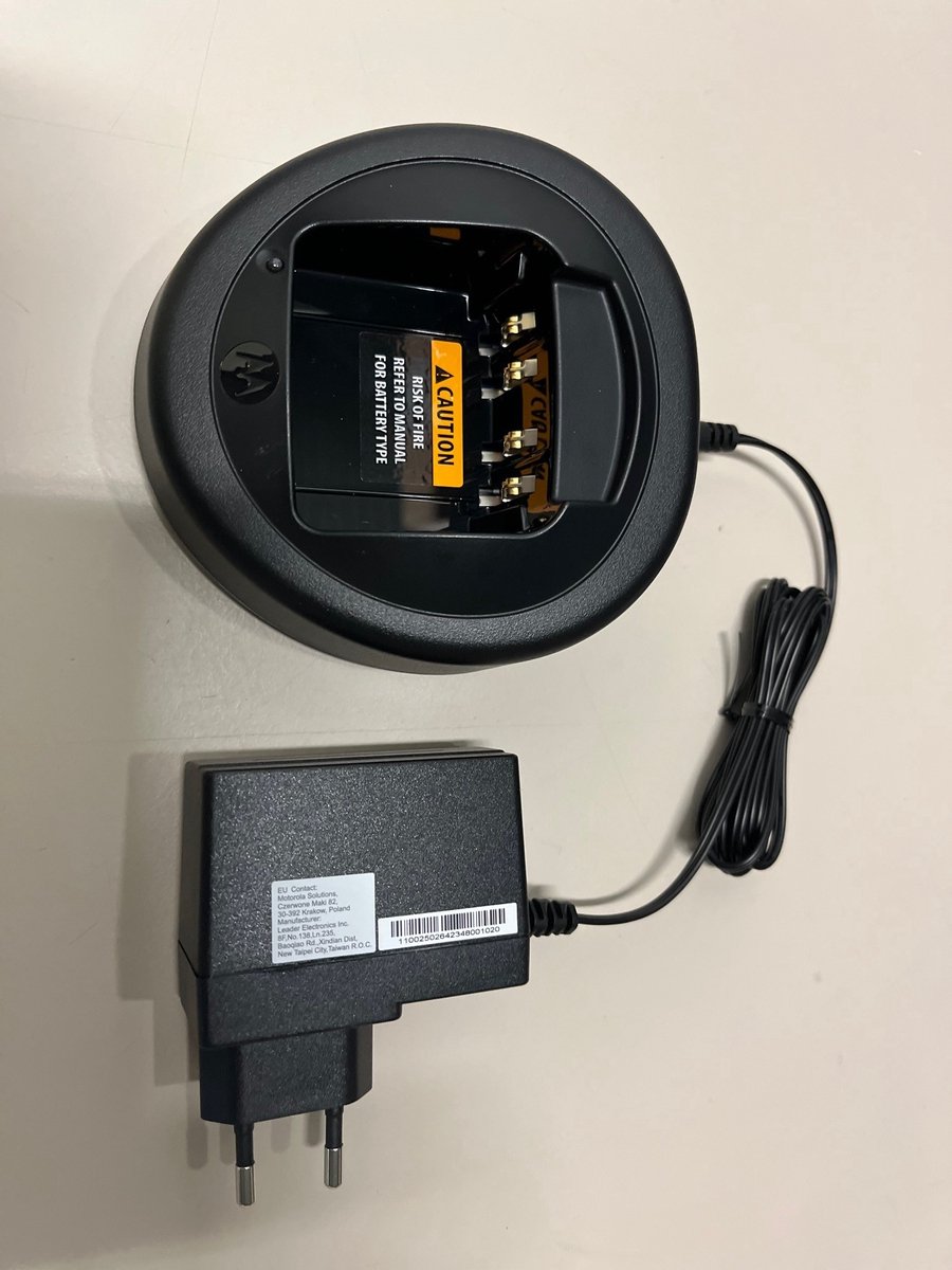 Oplader voor Motorola GP339/Gp340 Walkie Talkie Accu met Laadstation en Voeding