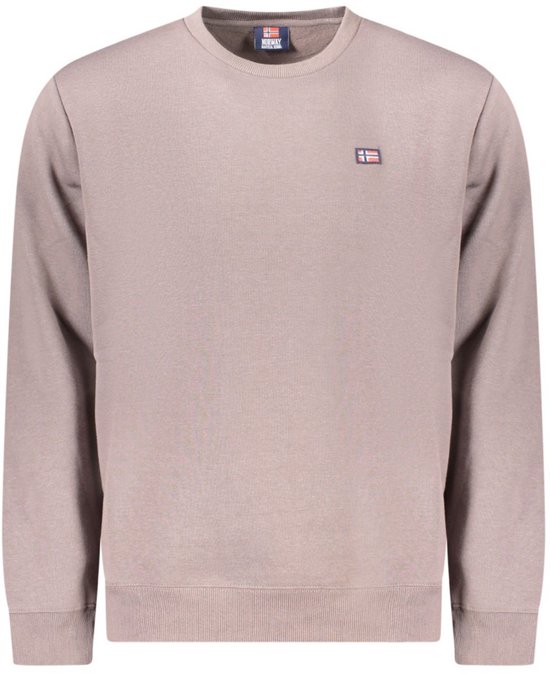 Norway 1963 | Regular fleece crew neck | Bruin | XL