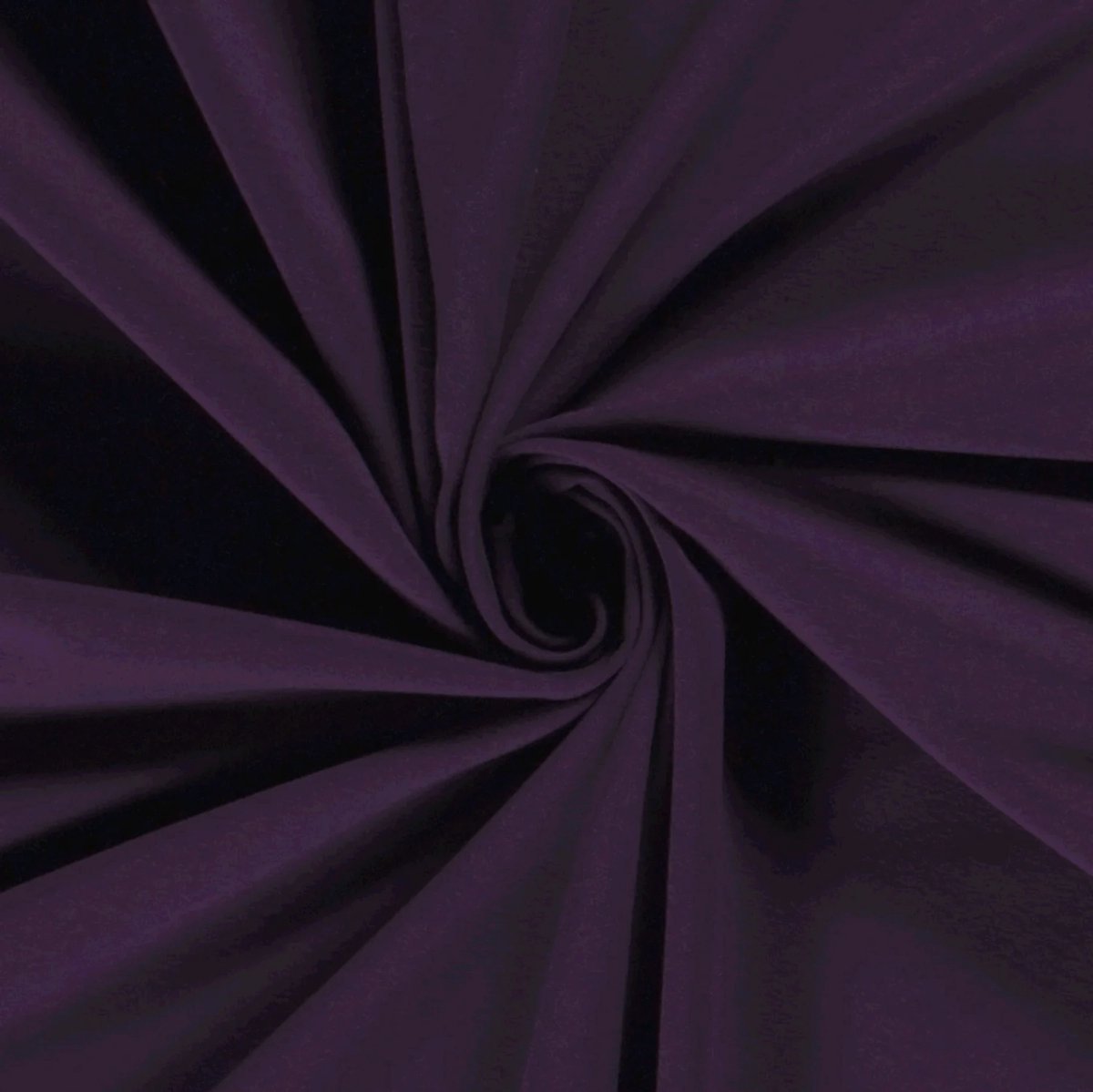Tricot / Jersey Stof Uni per Meter – Aubergine Paars – Rekbaar & Zacht – Comfortabele Kledingstof – Voor Shirts, Jurken & Leggings