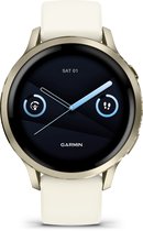 Garmin Venu 4 - Multisport smartwach - 41 mm - AMOLED - Goudkleurig/Creme