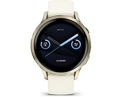 Garmin Venu 4 - Multisport smartwach - 41 mm - AMOLED - GPS - Tot 10 dagen batterijduur - Goud/Creme