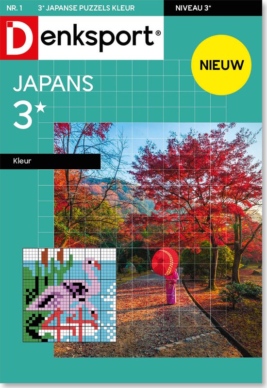 Denksport - Japanse puzzel 3* kleur editie 1