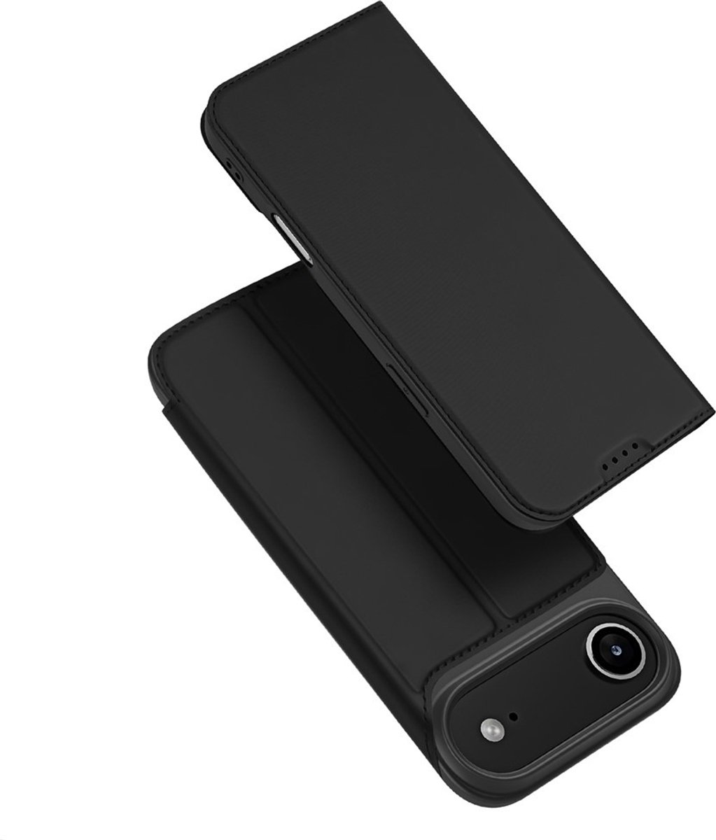 Dux Ducis Geschikt voor iPhone 17 Air hoesje - Slim bookcase - Zwart