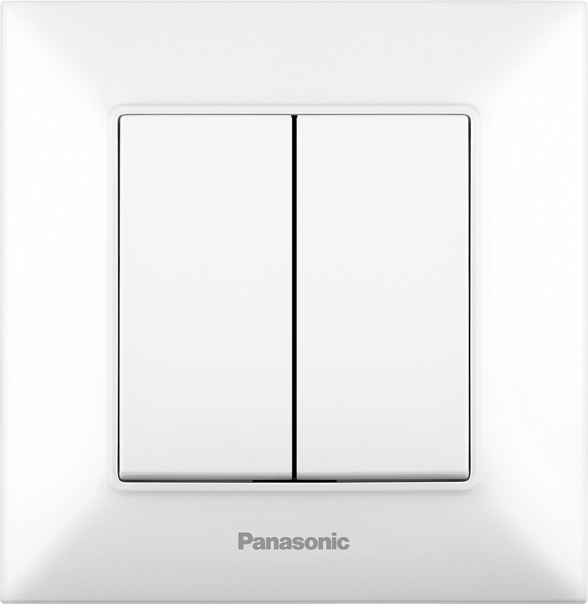 Panasonic-Serieschakelaar-Wit-Compleet-Arkedia Slim Serie