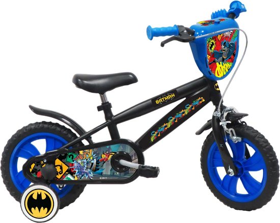 Foto: Batman kinderfiets jongens 12 inch zwart