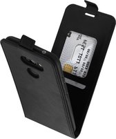 Verticale Flipcover geschikt voor LG K40s Kaartvak Zwart