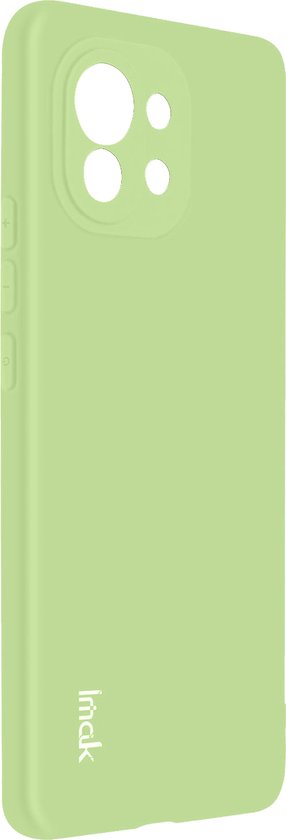 Hoesje Geschikt voor Xiaomi Mi 11 soepel siliconen Imak Groen