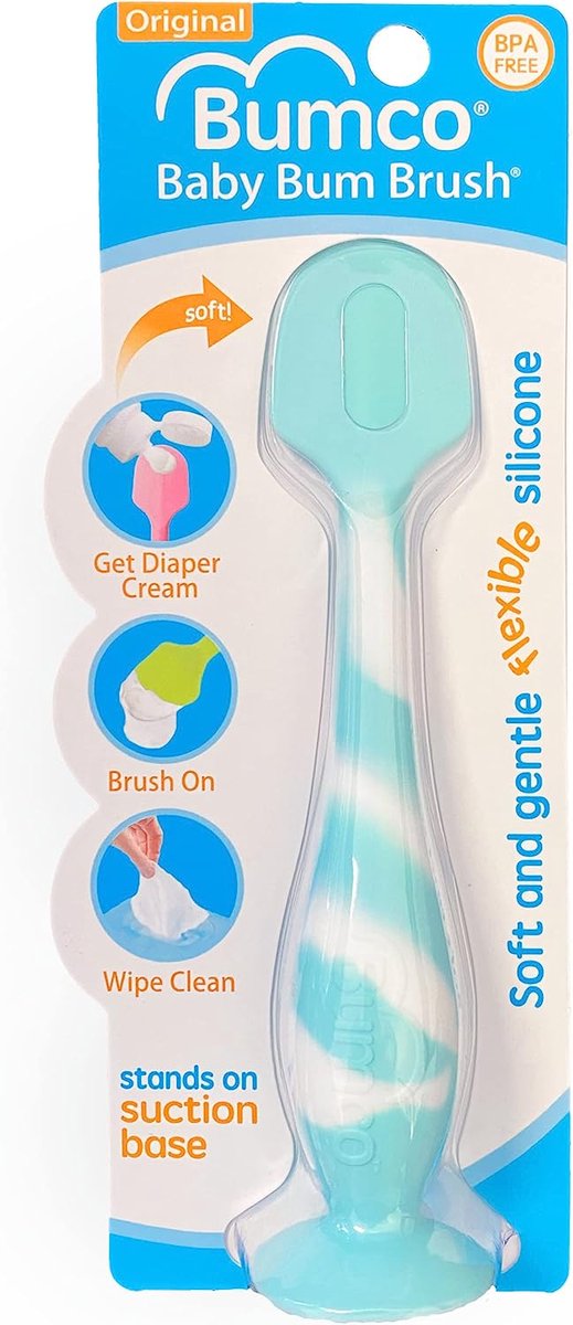 Goedkoopste Bumco Baby Luier Uitslag Crème Applicator - Baby Billen Borstel Luier Crème Spatel - Baby Shower Geschenken