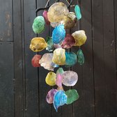 Windchime schelp schelpen mobiel schelp Ibiza Bohemian lamp hanglamp