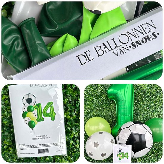 Voetbal Anniversaire * Ballons Set 4 ans * Hooray 4 ans * Anniversaire * Voetbal Fan de Voetbal * * Snoes 80 CM * Voetbal Décoration * Anniversaire