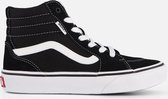 VANS YT Filmore Hi (SUEDE/CANVAS)BLACK/WHITE -Maat 34