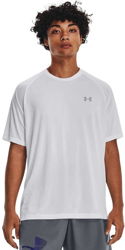 Under Armour Tech Reflective T-shirt Met Korte Mouwen Wit M / Regular Man