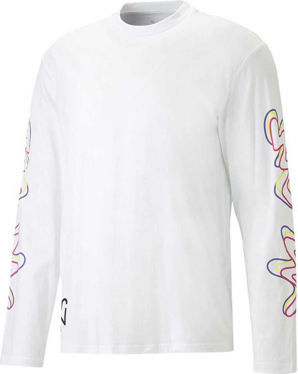 Puma Neymar Creativity T-shirt Met Korte Mouwen Wit M Man