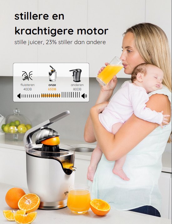 2 Stuks Citroenpers - Handmatig | Vogelvisvorm | BPA-vrij Kunststof | Voor Citroen, Sinaasappel & Meer