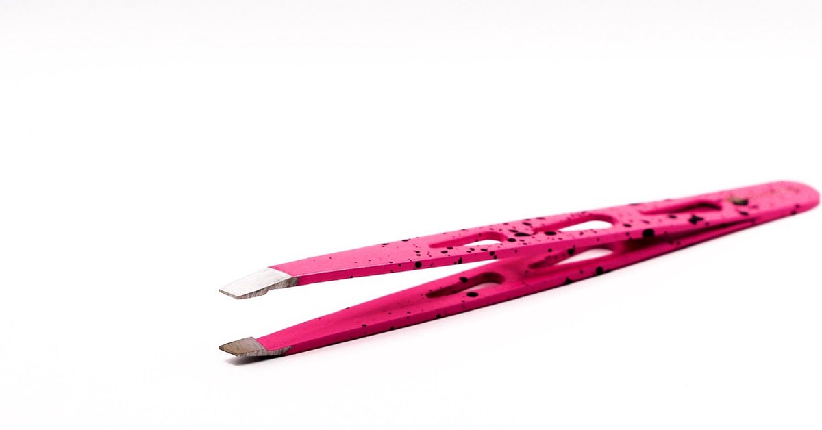 Magic Pro epileerpincet schuin roze - Exclusief ontwerp - Luxe epileerpincet - Dames cadeau - Pincet