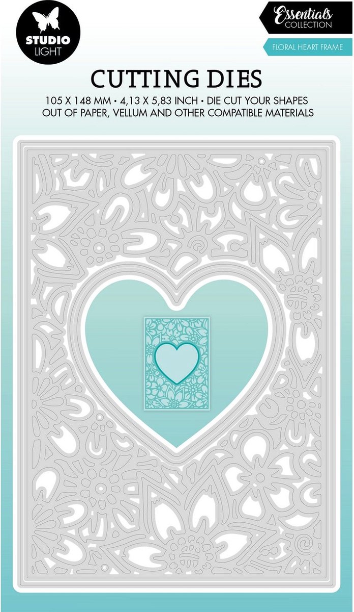 Studio Light Essentials Cutting Die Floral Heart Frame