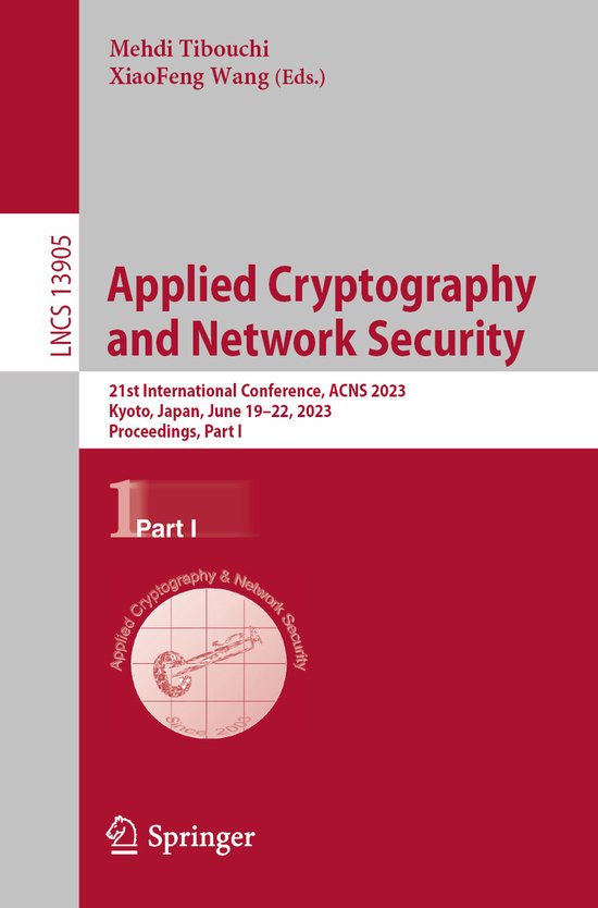 Lecture Notes in Computer Science13905- Applied Cryptography ... - cover