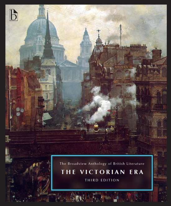 Couverture de livre : The Broadview Anthology of British Literature, The Victorian Era, Third Edition avec une peinture de Londres.