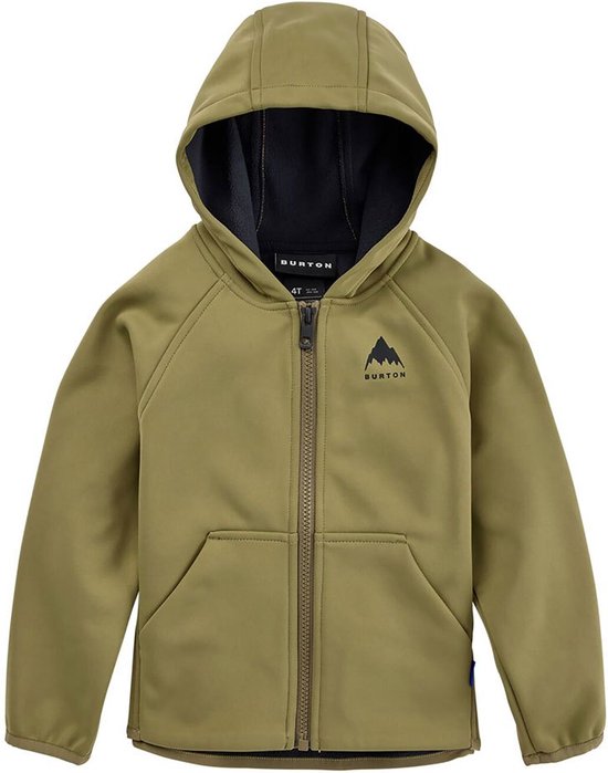 Burton Crown Weatherproof Sweatshirt Met Volledige Rits Voor Peuters Groen Years Jongen