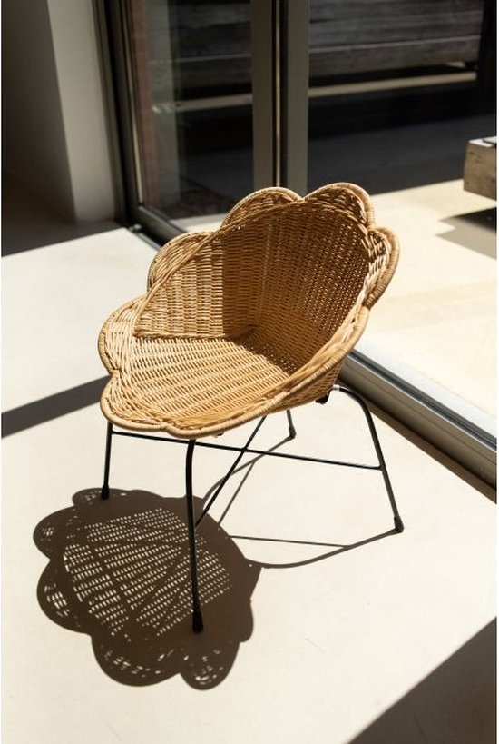 Childhome - Flower Kinderstoeltje - Rotan van Childhome — afbeelding 2