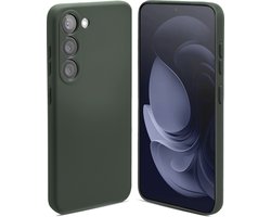 ShieldCase hoesje geschikt voor Samsung Galaxy S23 Plus silicone hoesje (donkergroen) - geschikt voor Samsung Galaxy S23 Plus hoesje siliconen