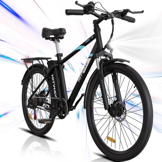 Hitway elektrische mountainbike – 14AH – 26 inch – 250W – zwart