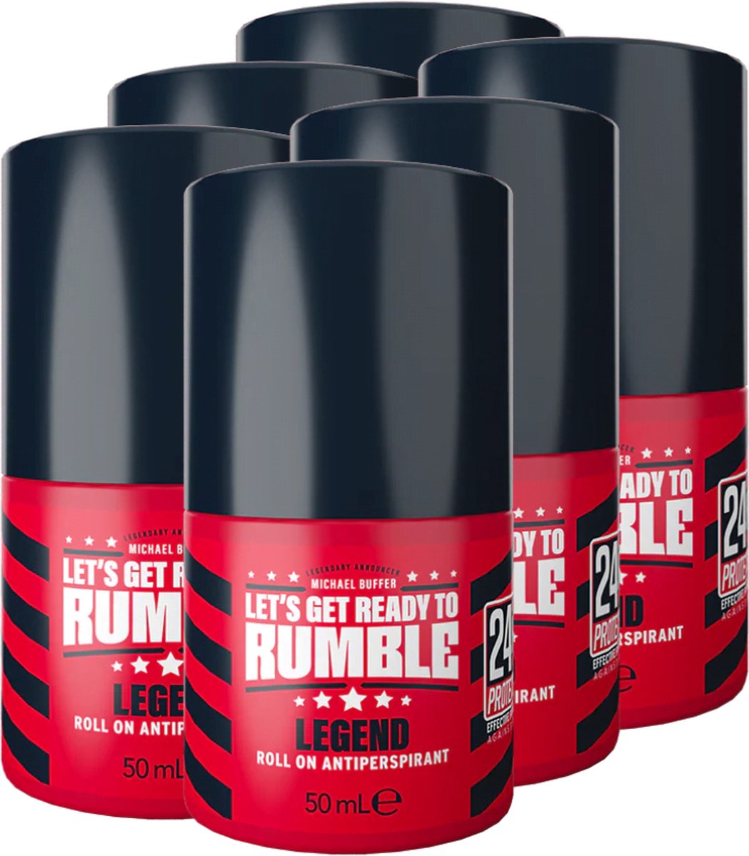 Let's Get Ready To Rumble Deo Roll-on 50ML - Legend 6x
