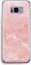 Case Company® - Hoesje geschikt voor Samsung Galaxy S8 hoesje - Roze marmer - Soft Cover Telefoonhoesje - Bescherming aan alle Kanten en Schermrand