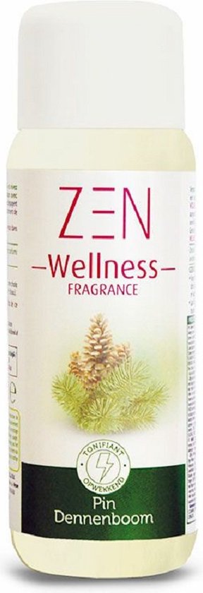 Zen Spa - Parfum voor bubbelbad - Dennengeur - 250ml