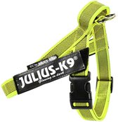 Julius-K9 IDC®Color&grijs® riemtuig, L - maat 1, neon
