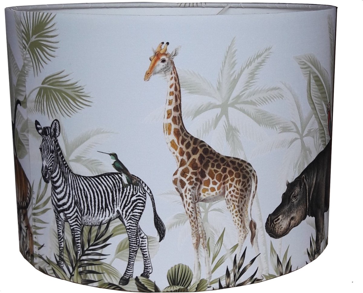 Designed4Kids - hanglamp kinderkamer - Kinderlamp jungle parade - jungle kinderkamer