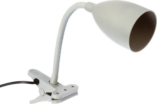 Lampe de bureau Atmosphera Clamp - Design Light Classic - gris - H43 cm - Liseuse